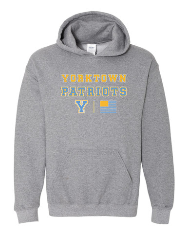 Yorktown Patriots Spirit Flag Men's Hoodie