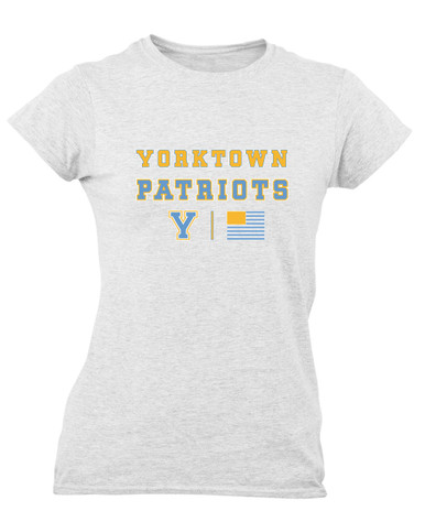 Yorktown Patriots Spirit Flag Women's Premium SS T-Shirt