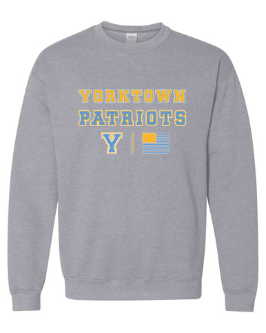Yorktown Patriots Spirit Flag Men's Sweatshirt
