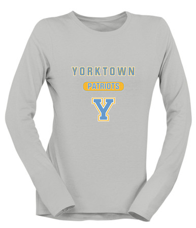 Yorktown Patriots Mascot #3 Women's Premium LS T-Shirt