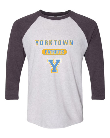 Yorktown Patriots Mascot #3 Men's Baseball T-Shirt