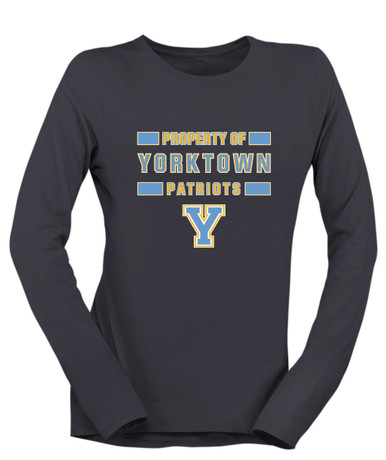 Yorktown Patriots Property Of Women's LS T-Shirt