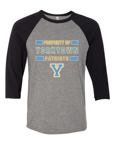 Yorktown Patriots Property Of Men's Baseball T-Shirt