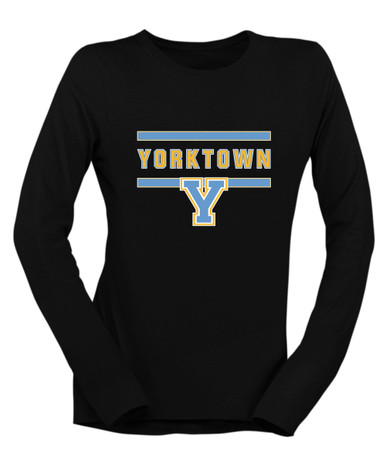 Yorktown Patriots Mascot #4 Women's Premium LS T-Shirt