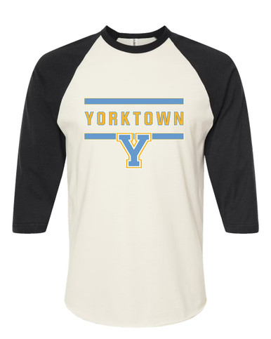 Yorktown Patriots Mascot #4 Men's Baseball T-Shirt