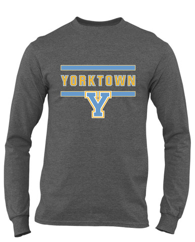 Yorktown Patriots Mascot #4 Men's LS T-Shirt