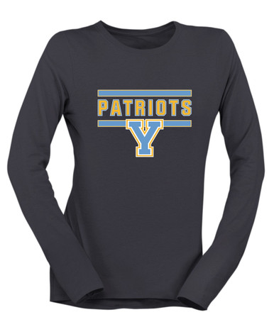 Yorktown Patriots Mascot #5 Women's Premium LS T-Shirt