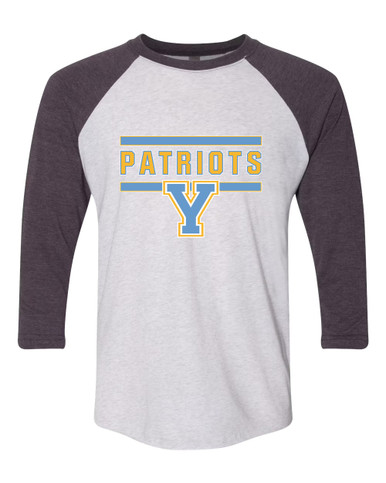 Yorktown Patriots Mascot #5 Women's Baseball T-Shirt