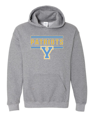 Yorktown Patriots Mascot #5 Men's Hoodie