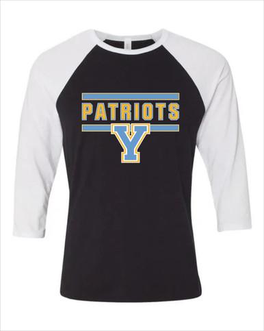 Yorktown Patriots Mascot #5 Men's Baseball T-Shirt