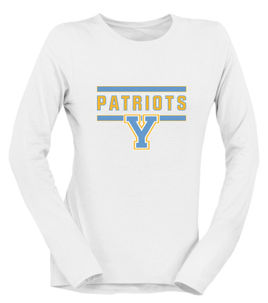 Yorktown Patriots Mascot #5 Women's LS T-Shirt