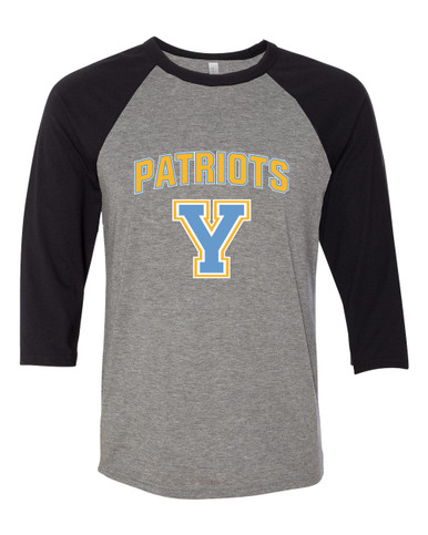 Yorktown Patriots Mascot #6 Women's Baseball T-Shirt