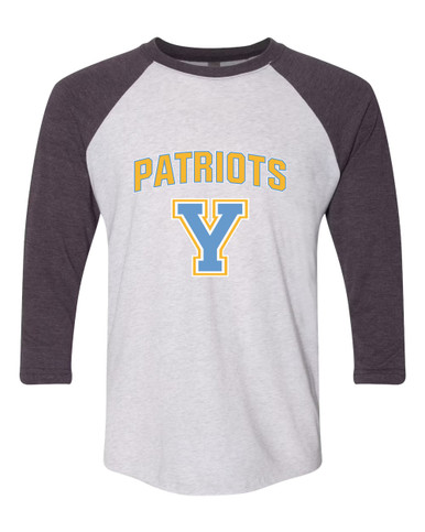 Yorktown Patriots Mascot #6 Men's Baseball T-Shirt