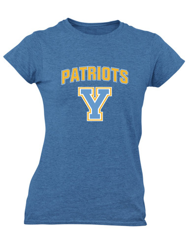 Yorktown Patriots Mascot #6 Women's Premium SS T-Shirt