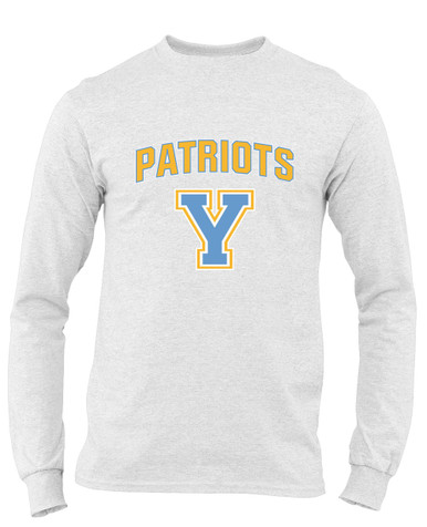 Yorktown Patriots Mascot #6 Men's LS T-Shirt