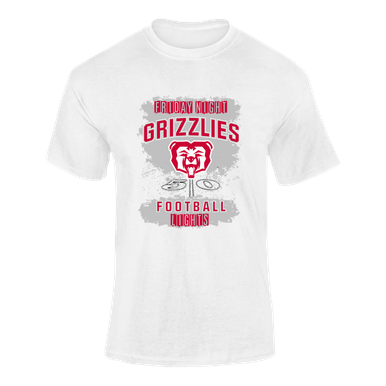 McMinnville Grizzlies Football #6 Men's SS T-Shirt
