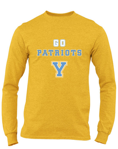 Yorktown Patriots Go Team Men's LS T-Shirt