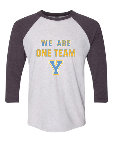 Yorktown Patriots We Are One Team Women's Baseball T-Shirt