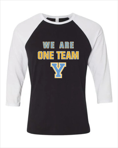 Yorktown Patriots We Are One Team Men's Baseball T-Shirt