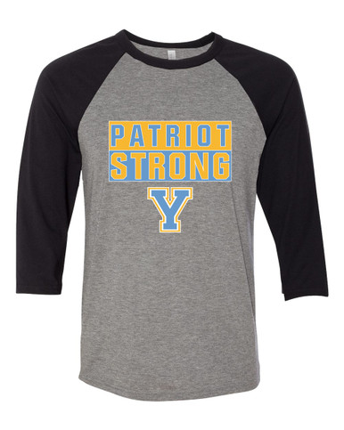 Yorktown Patriots Strong #1 Men's Baseball T-Shirt