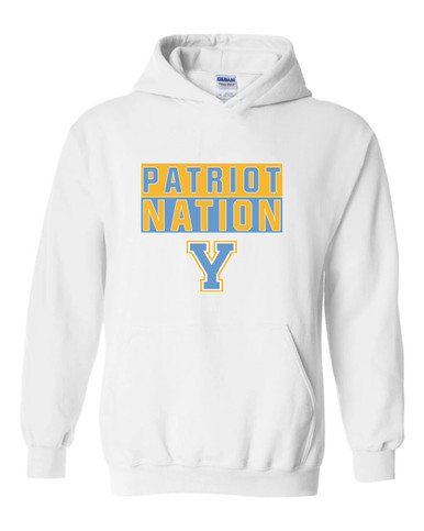 Yorktown Patriots Nation #1 Men's Hoodie