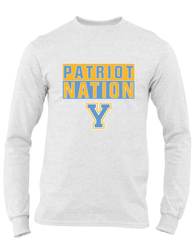 Yorktown Patriots Nation #1 Men's LS T-Shirt