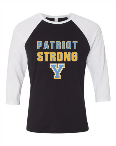 Yorktown Patriots Strong #2 Men's Baseball T-Shirt