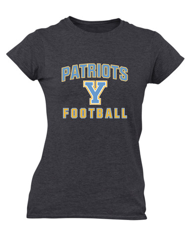 Yorktown Patriots Football #1 Women's SS T-Shirt