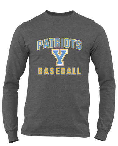 Yorktown Patriots Baseball #1 Men's LS T-Shirt