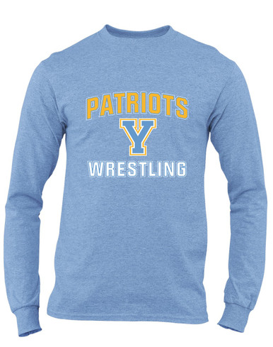Yorktown Patriots Wrestling Men's LS T-Shirt