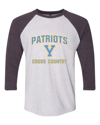 Yorktown Patriots Cross Country Women's Baseball T-Shirt