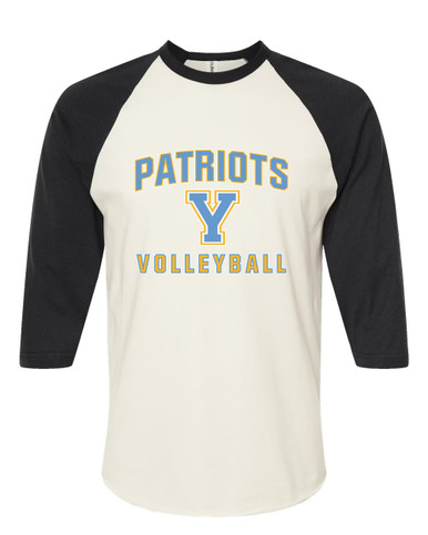 Yorktown Patriots Volleyball Women's Baseball T-Shirt