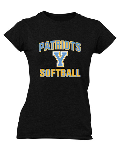 Yorktown Patriots Softball #1 Women's SS T-Shirt