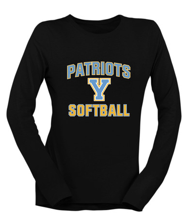 Yorktown Patriots Softball #1 Women's LS T-Shirt