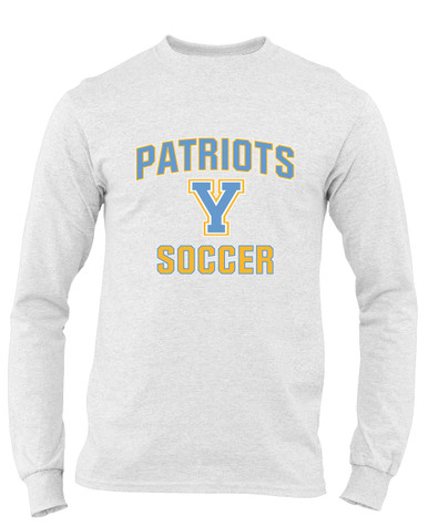 Yorktown Patriots Soccer #1 Men's LS T-Shirt
