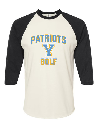 Yorktown Patriots Golf Women's Baseball T-Shirt