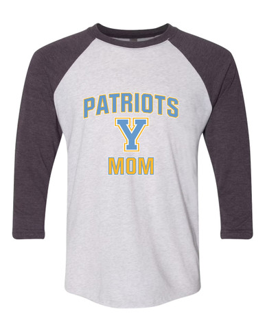 Yorktown Patriots Mom Women's Baseball T-Shirt