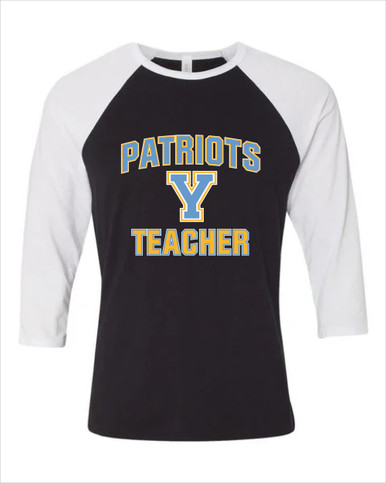 Yorktown Patriots Teacher Men's Baseball T-Shirt