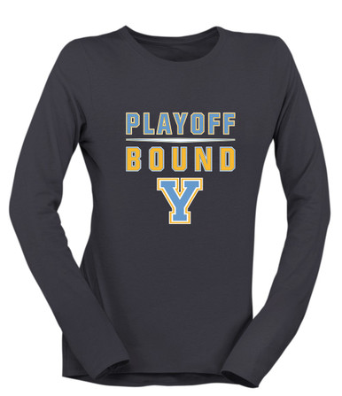 Yorktown Patriots Playoff Bound Women's Premium LS T-Shirt