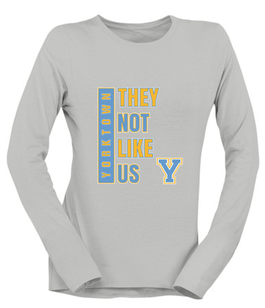 Yorktown Patriots They Not Like Us #1 Women's Premium LS T-Shirt