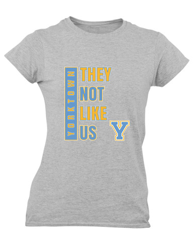 Yorktown Patriots They Not Like Us #1 Women's Premium SS T-Shirt