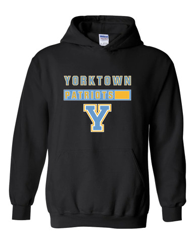Yorktown Patriots Mascot #7 Men's Hoodie