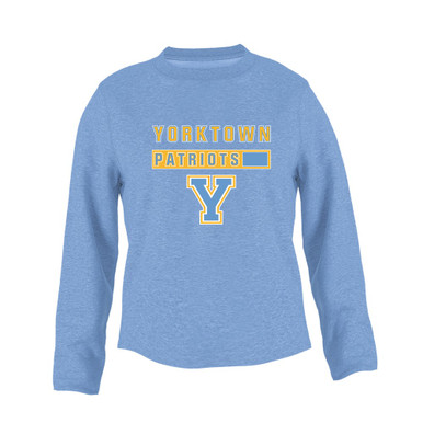 Yorktown Patriots Mascot #7 Women's Sweatshirt