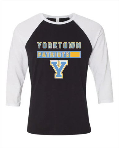 Yorktown Patriots Mascot #7 Men's Baseball T-Shirt