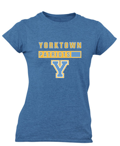 Yorktown Patriots Mascot #7 Women's Premium SS T-Shirt