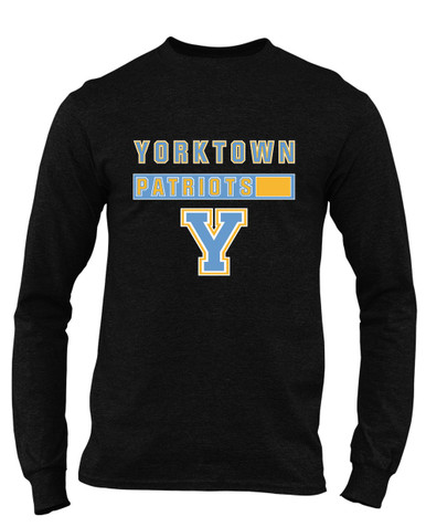 Yorktown Patriots Mascot #7 Men's LS T-Shirt
