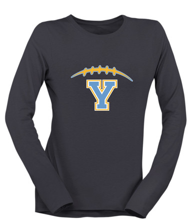 Yorktown Patriots Football #2 Women's Premium LS T-Shirt
