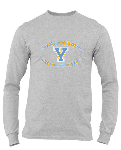 Yorktown Patriots Football #3 Men's Premium LS T-Shirt