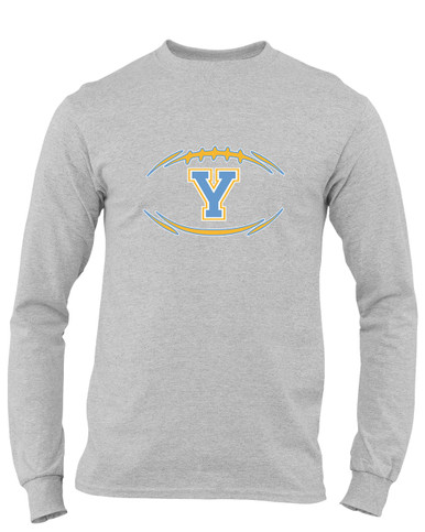 Yorktown Patriots Football #3 Men's LS T-Shirt