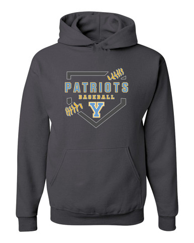 Yorktown Patriots Baseball #2 Men's Premium Hoodie